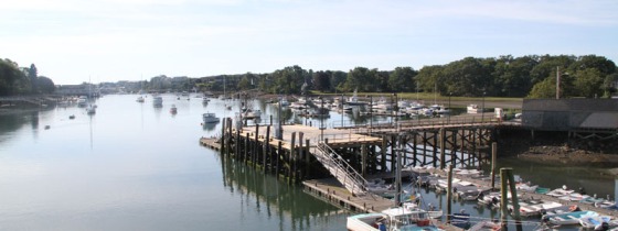 My view of the harbor for most of my run. (Source: visitmaine.net)