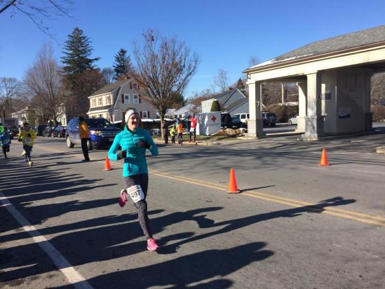 Photo from Shalane Flanagan's Back the Track 5K where I ran another 23:02.
